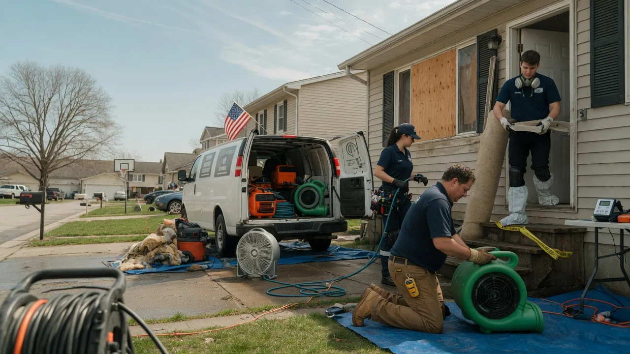 Water Damage Restoration in San Jose, IL near me